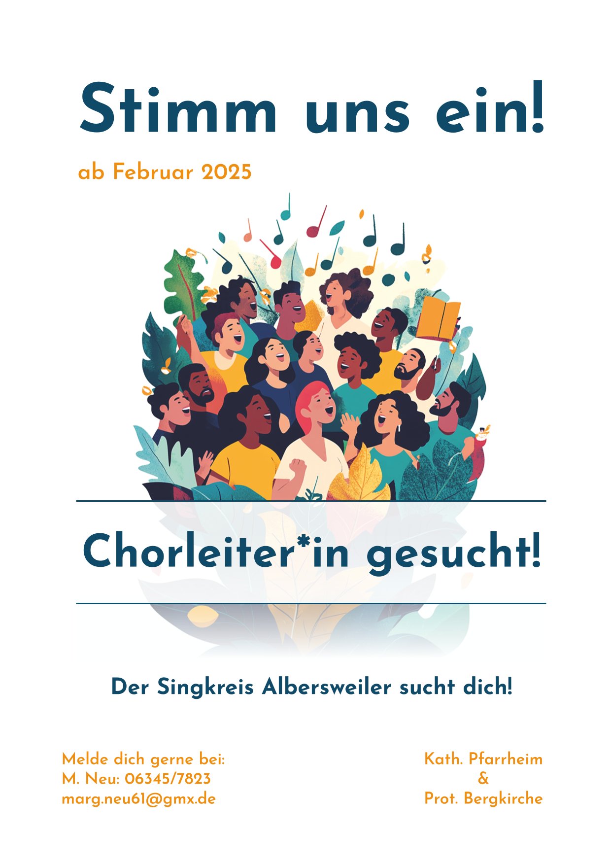 Singkreis Chorleitergesucht 1