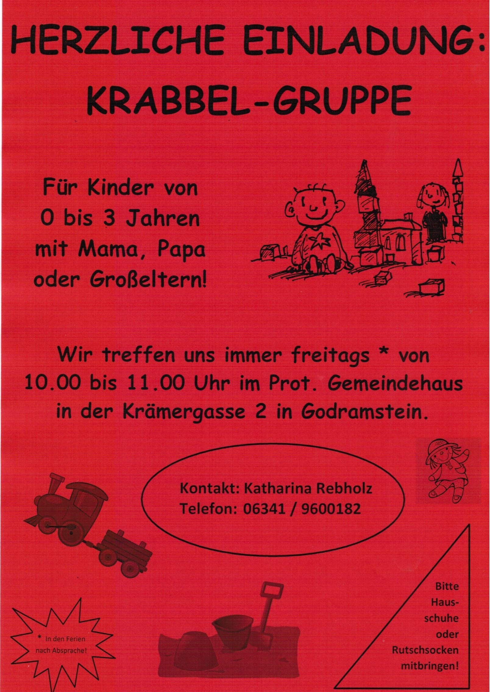 Krabbelgruppe Plakat FR 2024