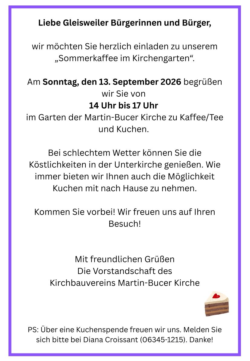 Flyer Sommerkaffee 13.09. Gleisweiler 2